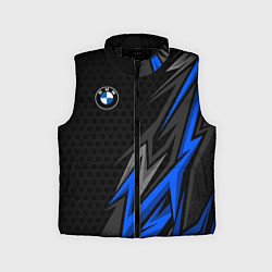 Детский жилет БМВ - синий спорт, цвет: 3D-черный