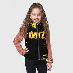Детский жилет Dayz краски желтые краски, цвет: 3D-черный — фото 2
