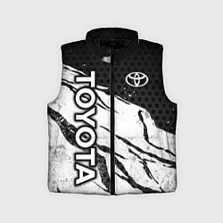 Детский жилет Toyota - черный и белый, цвет: 3D-черный