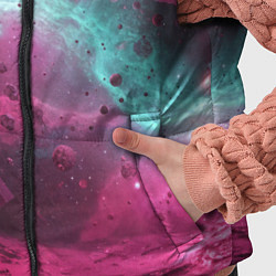 Детский жилет Космическая абстракция с геометрическими фигурами, цвет: 3D-черный — фото 2