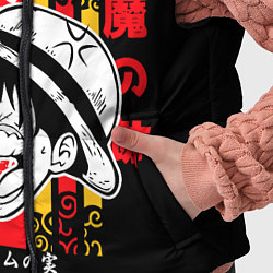 Детский жилет Ван Пис Луффи, цвет: 3D-черный — фото 2