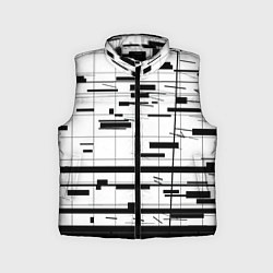 Детский жилет Поле, цвет: 3D-черный