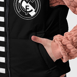 Детский жилет Real Madrid клетка, цвет: 3D-черный — фото 2