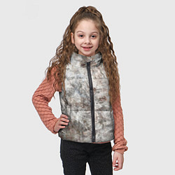 Детский жилет Абстракция - gray limestone, цвет: 3D-черный — фото 2