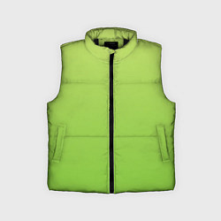 Детский жилет Color lime green, цвет: 3D-черный