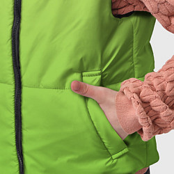 Детский жилет Color lime green, цвет: 3D-черный — фото 2