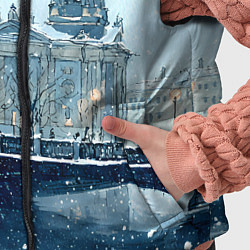 Детский жилет Зимний Питер, цвет: 3D-черный — фото 2