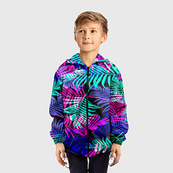 Ветровка с капюшоном детская Hawaii ?, цвет: 3D-черный — фото 2