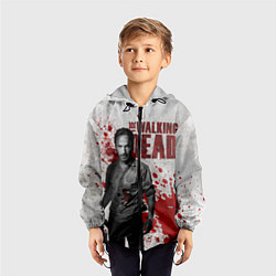 Ветровка с капюшоном детская Walking Dead: Rick Grimes, цвет: 3D-черный — фото 2