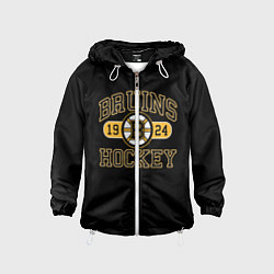 Ветровка с капюшоном детская Boston Bruins: Est.1924, цвет: 3D-белый