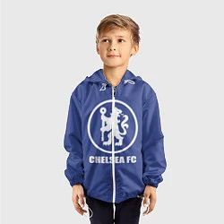 Ветровка с капюшоном детская Chelsea FC, цвет: 3D-белый — фото 2