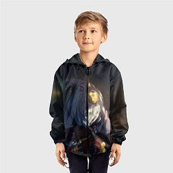 Ветровка с капюшоном детская Stars, цвет: 3D-черный — фото 2
