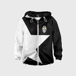 Ветровка с капюшоном детская FC Juventus: Star, цвет: 3D-белый