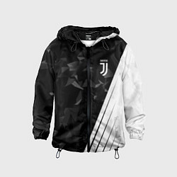 Ветровка с капюшоном детская FC Juventus: Abstract, цвет: 3D-черный