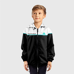 Ветровка с капюшоном детская Detroit: AX400, цвет: 3D-черный — фото 2