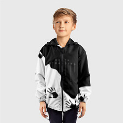 Ветровка с капюшоном детская DEATH STRANDING, цвет: 3D-черный — фото 2
