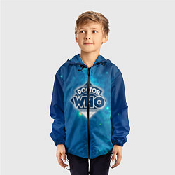 Ветровка с капюшоном детская Doctor Who, цвет: 3D-черный — фото 2