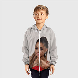 Ветровка с капюшоном детская Ariana Grande Ариана Гранде, цвет: 3D-белый — фото 2