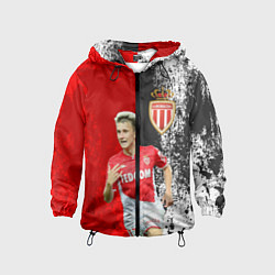 Ветровка с капюшоном детская Головин, цвет: 3D-черный