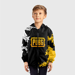 Ветровка с капюшоном детская PUBG, цвет: 3D-черный — фото 2