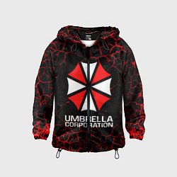 Ветровка с капюшоном детская UMBRELLA CORPORATION, цвет: 3D-черный