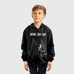 Ветровка с капюшоном детская Devil May Cry, цвет: 3D-черный — фото 2