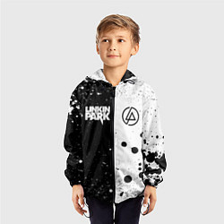 Ветровка с капюшоном детская LINKIN PARK, цвет: 3D-черный — фото 2