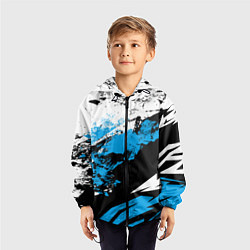 Ветровка с капюшоном детская Bona Fide, цвет: 3D-черный — фото 2