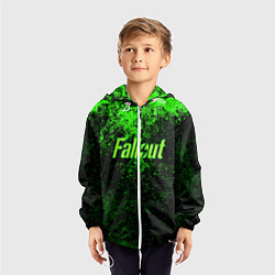 Ветровка с капюшоном детская FALLOUT, цвет: 3D-белый — фото 2