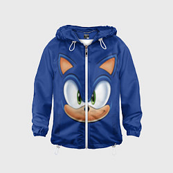 Ветровка с капюшоном детская SONIC, цвет: 3D-белый