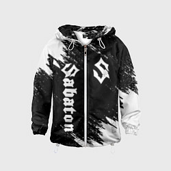 Ветровка с капюшоном детская SABATON, цвет: 3D-белый