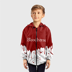 Ветровка с капюшоном детская Bloodborne, цвет: 3D-черный — фото 2
