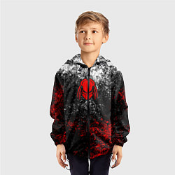Ветровка с капюшоном детская Predator, цвет: 3D-черный — фото 2