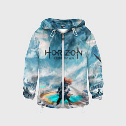 Ветровка с капюшоном детская HORIZON ZERO DAWN, цвет: 3D-белый