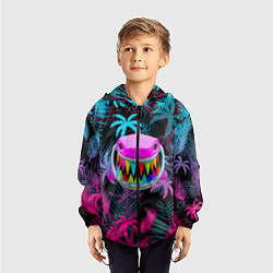 Ветровка с капюшоном детская 6IX9INE 69, цвет: 3D-черный — фото 2