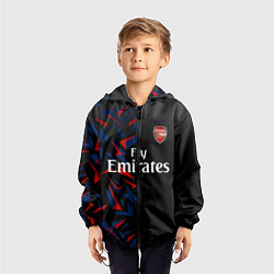 Ветровка с капюшоном детская ARSENAL UNIFORM 2020, цвет: 3D-черный — фото 2