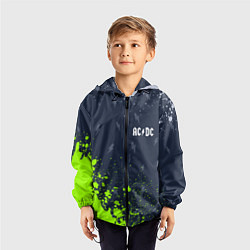 Ветровка с капюшоном детская AC DС, цвет: 3D-черный — фото 2