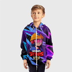 Ветровка с капюшоном детская Джеки Brawl Stars Jacky, цвет: 3D-белый — фото 2