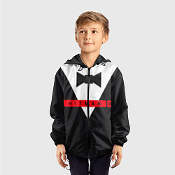 Ветровка с капюшоном детская Hitman III, цвет: 3D-черный — фото 2