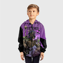 Ветровка с капюшоном детская Hades - Дионис, цвет: 3D-черный — фото 2
