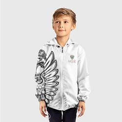 Ветровка с капюшоном детская Russia MSKSide 3D Logo New 202223, цвет: 3D-белый — фото 2