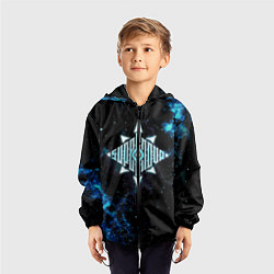 Ветровка с капюшоном детская Supernova, цвет: 3D-черный — фото 2
