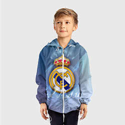 Ветровка с капюшоном детская FC РЕАЛ МАДРИД, цвет: 3D-белый — фото 2