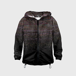 Ветровка с капюшоном детская Going offline noise, цвет: 3D-черный