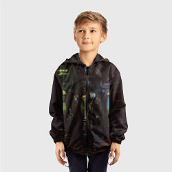 Ветровка с капюшоном детская MARKUL SENSE OF HUMAN, цвет: 3D-черный — фото 2