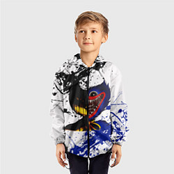 Ветровка с капюшоном детская BENDY AND THE INK MACHINE POPPY PLAYTIME, цвет: 3D-черный — фото 2