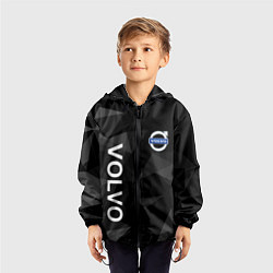 Ветровка с капюшоном детская Volvo , Вольво, цвет: 3D-черный — фото 2