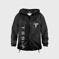 Ветровка с капюшоном детская TESLA - ТЕСЛА КАРБОН И МЕТАЛЛ, цвет: 3D-черный
