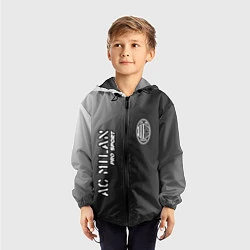 Ветровка с капюшоном детская AC MILAN AC Milan Pro Sport, цвет: 3D-черный — фото 2