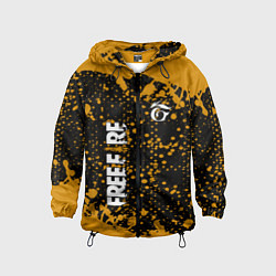 Ветровка с капюшоном детская GARENA FREE FIRE ФРИ ФАЕР, цвет: 3D-черный